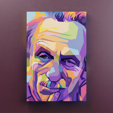 Carica l'immagine nel visualizzatore di Gallery, Eduardo De Filippo Pop Art - Quadri Moderni Di Napoli Su Tela 15X25