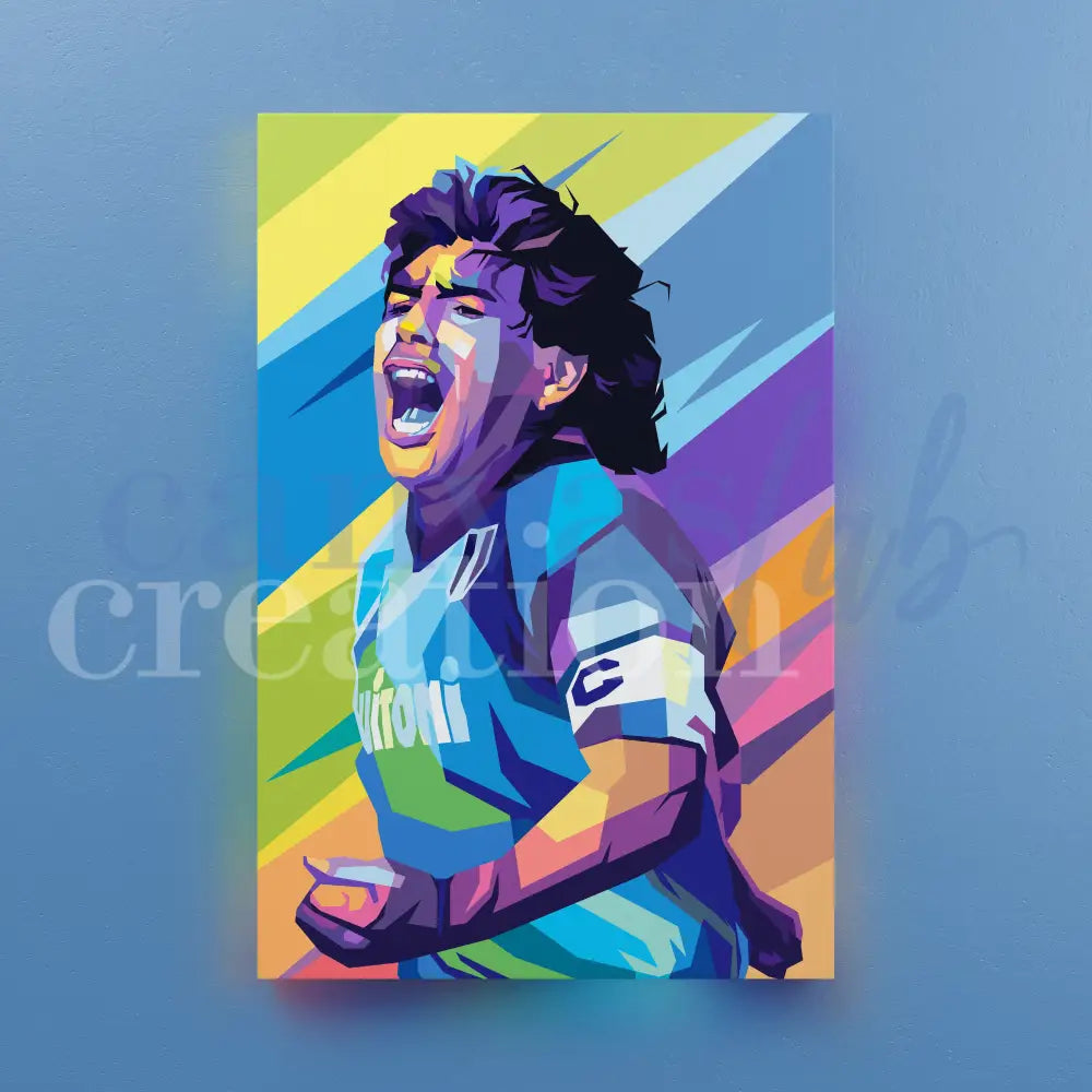 Quadro Maradona pop art stampa su tela canvas napoli calcio Pibe de oro memories Quadro Maradona pop art stampa su tela canvas napoli calcio Pibe de oro memories