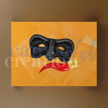 Carica l'immagine nel visualizzatore di Gallery, Maschera Pulcinella - Quadri Moderni Di Napoli Su Tela 15X25 / Orizzontale