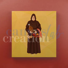 Carica l'immagine nel visualizzatore di Gallery, Calamita Personalizzata Su Tela Canvas Munaciello