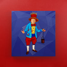 Carica l'immagine nel visualizzatore di Gallery, Calamita Personalizzata Su Tela Canvas Gobbo Portafortuna