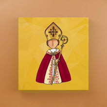 Carica l'immagine nel visualizzatore di Gallery, San Gennaro - Quadri Moderni Di Napoli Su Tela 20X20 / Oro