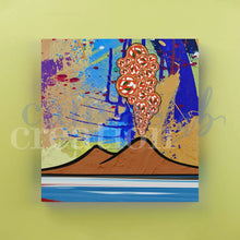 Carica l'immagine nel visualizzatore di Gallery, Calamita Personalizzata Su Tela Canvas Vesuvio Pizza