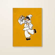 Carica l'immagine nel visualizzatore di Gallery, Pulcinella Caffè - Quadri Moderni di Napoli su Tela · anteprima della tela