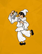 Carica l'immagine nel visualizzatore di Gallery, Pulcinella Caffè - Quadri Moderni di Napoli su Tela · verticale