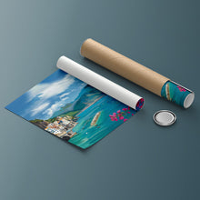 Carica l'immagine nel visualizzatore di Gallery, Panorama Costiera - Quadri Moderni Costiera Amalfitana