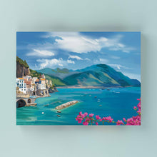Carica l'immagine nel visualizzatore di Gallery, Panorama Costiera - Quadri Moderni Amalfitana