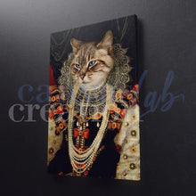 Carica l'immagine nel visualizzatore di Gallery, Caricatura Del Tuo Cane O Gatto In Stile Quadro Ottocentesco Tela