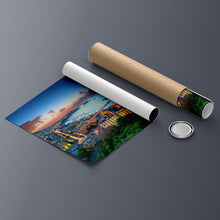 Carica l'immagine nel visualizzatore di Gallery, Golfo di Napoli - Quadri Moderni di Napoli su Tela
