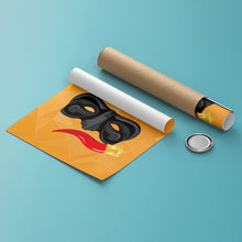 Carica l'immagine nel visualizzatore di Gallery, Maschera Pulcinella - Quadri Moderni di Napoli su Tela