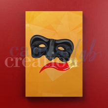 Carica l'immagine nel visualizzatore di Gallery, Maschera Pulcinella - Quadri Moderni Di Napoli Su Tela 15X25 / Verticale