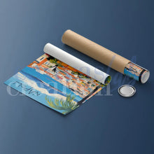 Carica l'immagine nel visualizzatore di Gallery, Napoli - Quadri Moderni di Viaggio su Canvas - Città del Mondo