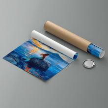 Carica l'immagine nel visualizzatore di Gallery, Sirena Partenope all'alba - Quadri Moderni di Napoli su Tela