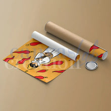 Carica l'immagine nel visualizzatore di Gallery, Pulcinella Corni - Quadri Moderni di Napoli su Tela