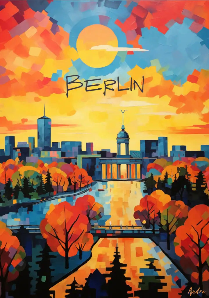 Berlino — stampa su tela