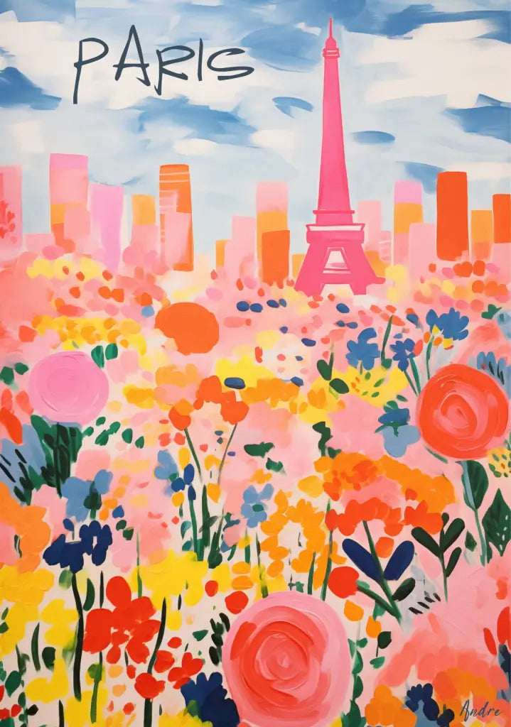 Parigi — stampa su tela
