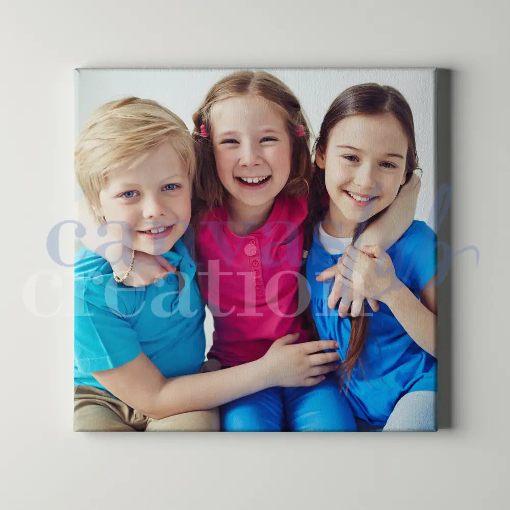 Stampa Foto Su Tela Personalizzata - 100% Cotone Italiano, Con Telaio In Legno, 20x20 Cm - Foto 5