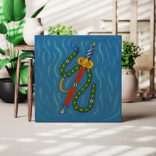 Carica l'immagine nel visualizzatore di Gallery, Asso Spade - Carte Napoletane - Quadri Moderni di Napoli su Tela
