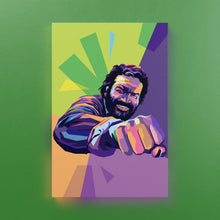 Carica l'immagine nel visualizzatore di Gallery, Bud Spencer Pop Art - Quadri Moderni Di Napoli Su Tela 15X25

