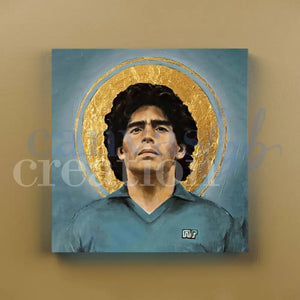 Maradona - Quadri Moderni Di Napoli Su Tela 20X20