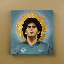 Carica l'immagine nel visualizzatore di Gallery, Calamita Personalizzata Su Tela Canvas Maradona Santo
