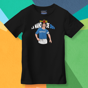 Maradona - La Mano De Dios - T-Shirt Napoletane Moderne