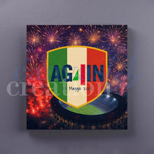 Carica l&#39;immagine nel visualizzatore di Gallery, Again - Quadri Celebrativi 4° Scudetto del Napoli - Edizione Limitata
