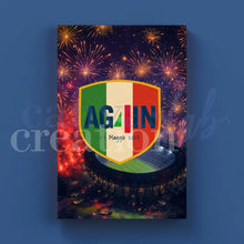 Carica l&#39;immagine nel visualizzatore di Gallery, Again - Quadri Celebrativi 4° Scudetto del Napoli - Edizione Limitata
