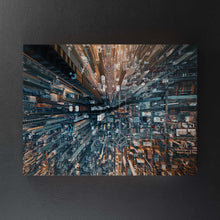 Carica l'immagine nel visualizzatore di Gallery, New York Dallalto - Quadri Di Su Tela 15X25 / Orizzontale
