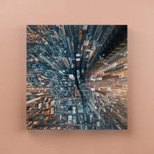 Carica l'immagine nel visualizzatore di Gallery, New York Dallalto - Quadri Di Su Tela 20X20 / Verticale
