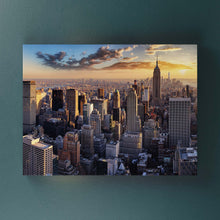 Carica l'immagine nel visualizzatore di Gallery, New York Al Tramonto - Quadri Di Su Tela 15X25
