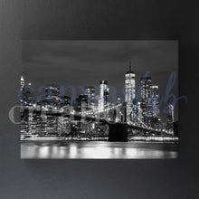 Carica l&#39;immagine nel visualizzatore di Gallery, Ponte Di Brooklyn B/N - Quadri New York Su Tela 15X25
