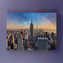 Carica l'immagine nel visualizzatore di Gallery, New York Arcobaleno - Quadri Di Su Tela 15X25
