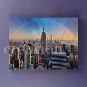 New York Arcobaleno - Quadri Di Su Tela 15X25