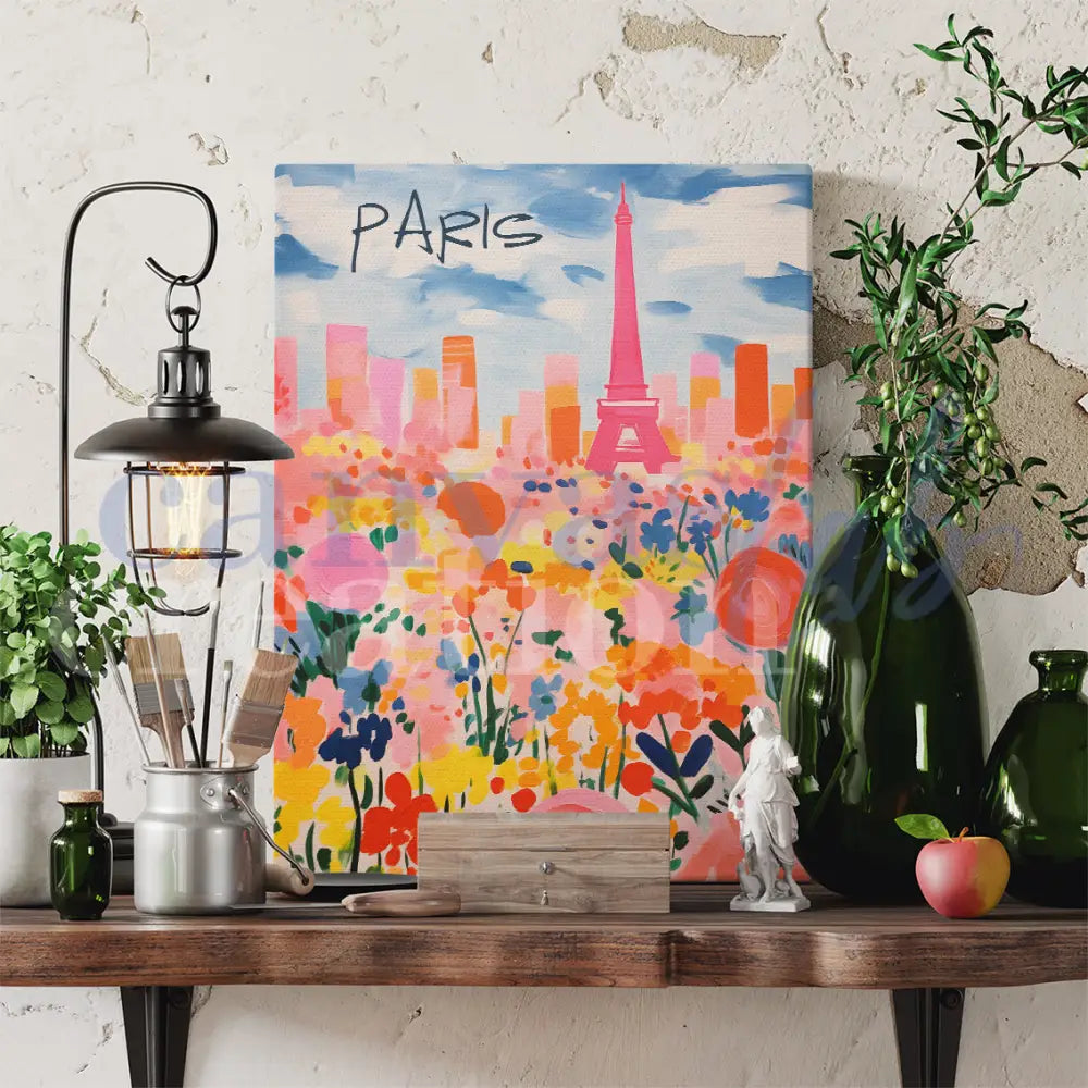 Parigi - Quadri Moderni Di Viaggio Su Canvas Città Del Mondo