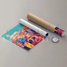 Carica l&#39;immagine nel visualizzatore di Gallery, Roma Colorata - Quadri Moderni di Roma su Tela
