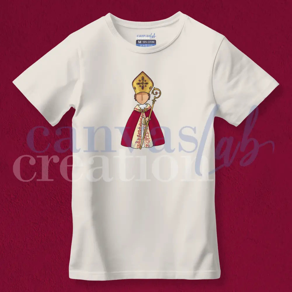San Gennaro Minimal - T-Shirt Napoletane Moderne