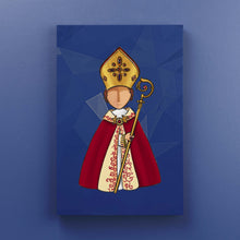 Carica l'immagine nel visualizzatore di Gallery, San Gennaro - Quadri Moderni Di Napoli Su Tela 15X25 / Blu
