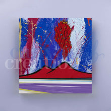 Carica l&#39;immagine nel visualizzatore di Gallery, Calamita Personalizzata Su Tela Canvas Vesuvio Corni
