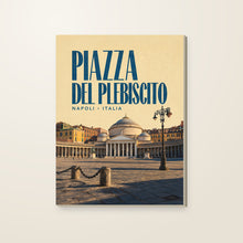 Carica l'immagine nel visualizzatore di Gallery, Poster Vintage Napoli - Quadri Moderni di Napoli su Tela · anteprima della tela
