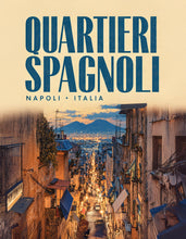 Carica l'immagine nel visualizzatore di Gallery, Poster Vintage Napoli - Quadri Moderni di Napoli su Tela · Quartieri Spagnoli · verticale
