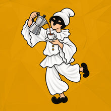 Carica l'immagine nel visualizzatore di Gallery, Pulcinella Caffè - Quadri Moderni di Napoli su Tela · quadrato
