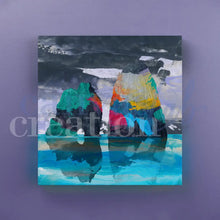 Carica l&#39;immagine nel visualizzatore di Gallery, Calamita Personalizzata Su Tela Canvas Faraglioni Capri
