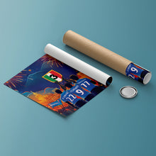 Carica l'immagine nel visualizzatore di Gallery, Napoli Festa Scudetto 2022/2023 - Speciale Scudetto - Quadri Moderni di Napoli su Tela
