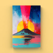 Carica l'immagine nel visualizzatore di Gallery, Vesuvio Canvas Pop - Quadri Moderni di Napoli su Tela
