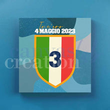 Carica l&#39;immagine nel visualizzatore di Gallery, Io Cero - Speciale Scudetto Quadri Moderni Di Napoli Su Tela 20X20
