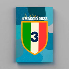 Carica l'immagine nel visualizzatore di Gallery, Io Cero - Speciale Scudetto Quadri Moderni Di Napoli Su Tela 15X25
