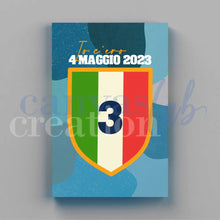 Carica l&#39;immagine nel visualizzatore di Gallery, Io Cero - Speciale Scudetto Quadri Moderni Di Napoli Su Tela 15X25
