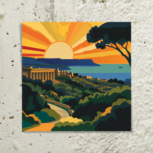 Carica l'immagine nel visualizzatore di Gallery, Agrigento e Valle dei Templi - Quadri Moderni su Tela
