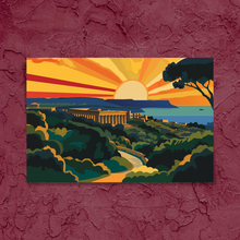 Carica l'immagine nel visualizzatore di Gallery, Agrigento e Valle dei Templi - Quadri Moderni su Tela
